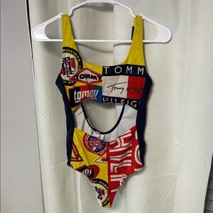 Tommy Hilfiger Multicolor Logo One-Piece Bikini